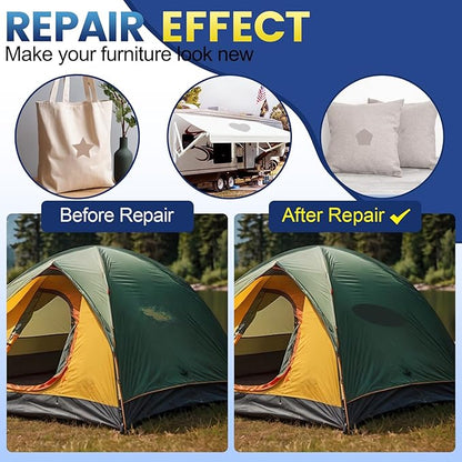 Self-Adhesive Canvas Repair Tape, Fabric Patch Repairs Kit - Image 7