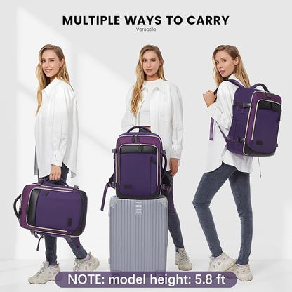 LOVEVOOK Travel Backpack for Women, 40L Carry On Backpack - Image 6