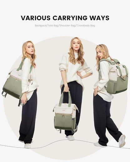 LOVEVOOK Laptop Backpack for Women, 15.6 Inch Work Laptop Bag - Image 6