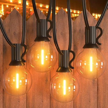 GPATIO Outdoor String Lights, 60FT Waterproof Patio Lights by AddforPatioMakeover