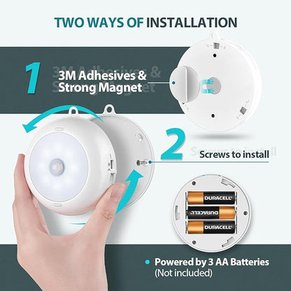 Reoshine Motion Sensor Light Indoor, LED Night Light Closet Lights, Under - Image 5