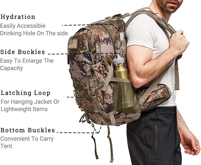 Diamond Candy Waterproof Hiking Backpack - Image 2