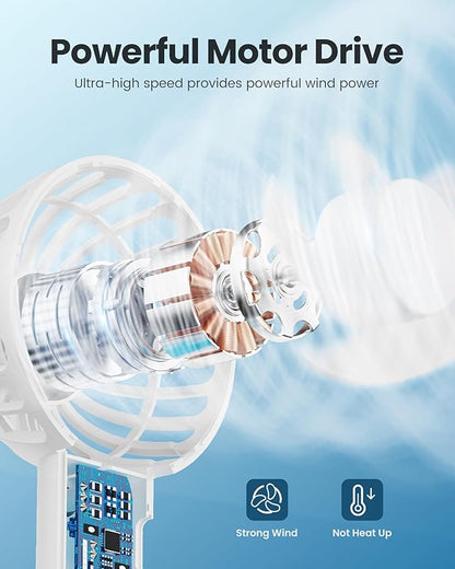 Gaiatop Mini Portable Fan, Small and Powerful, Cute Design 3 Speed Personal - Image 3