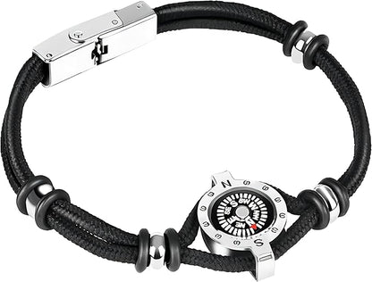 Innocence Adjustable Paracord Wrist Compass Bracelet by InnocenceFashionJewelrys