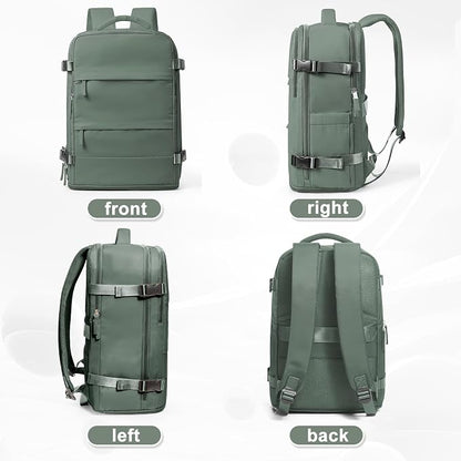 coowoz Large Travel Backpack For Women Men, Carry On Backpack Flight Approved - Image 9