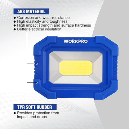 WORKPRO LED Work Light, Rechargeable Magnetic Work Lights - Image 5