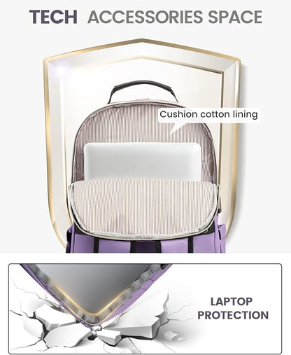 LOVEVOOK Laptop Backpack for Women, Travel Computer Work Bags - Image 7