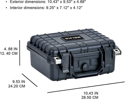 MEIJIA Portable All Weather IP67 Waterproof Protective Case, Hard Camera Case - Image 3