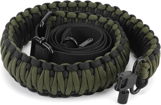 Double Braide 550LB Shotgun Sling 2 Point Paracord Rifle Sling, Non-Slip by FlipfitHoslimar