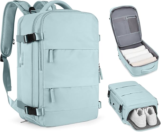 coofay Large Personal Item Travel Backpack by coofay