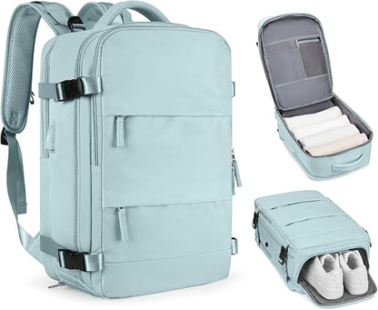 coofay Large Personal Item Travel Backpack by coofay