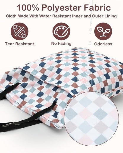 ALVABABY 2 Pack Large Wet Dry Bag Waterproof Hanging Cloth Diaper - Image 2