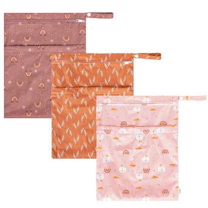 babygoal Wet Dry Bags for Baby Cloth Diapers, Washable Travel Bags, Gym Bag for - Image 2