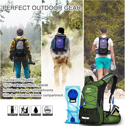 Mothybot Hydration Pack, Insulated Hydration Backpack - Image 7