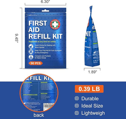 SuccorWare 90 Pieces First Aid Refill Kit - Image 3