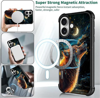 for iPhone 17 Case, for MagSafe Graphic Design for Girl Boy Soft Silicone Hard - Image 5