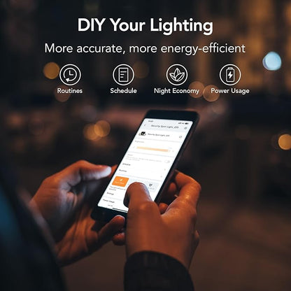 OREiN Motion Sensor Outdoor Lights, AC Smart WiFi Flood Lights Outdoor Connect - Image 4