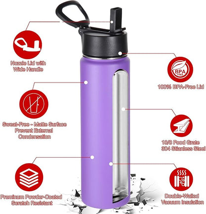 Volhoply 24oz Insulated Water Bottle - Image 5