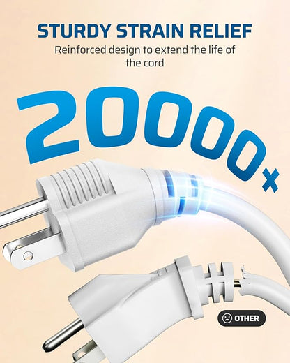 DEWENWILS 6ft Extension Cord, 16 AWG SJTW Weatherproof Power Cable - Image 5