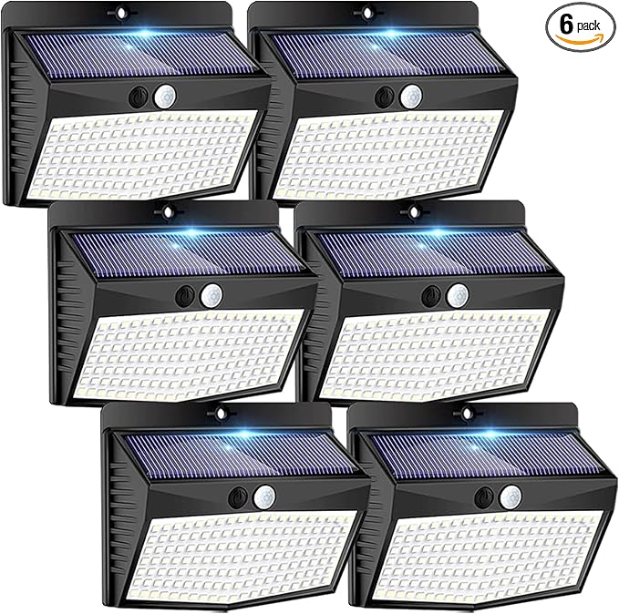 Peasur Solar Lights Outdoor Motion Sensor Solar Security Lights Waterproof by Peasur