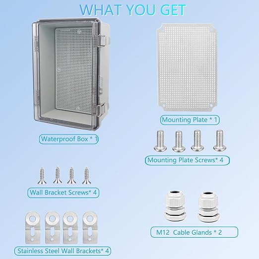 IP67 Waterproof Junction Box, ABS Plastic Electrical Enclosure - Image 7