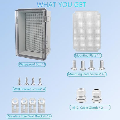 IP67 Waterproof Junction Box, ABS Plastic Electrical Enclosure - Image 7