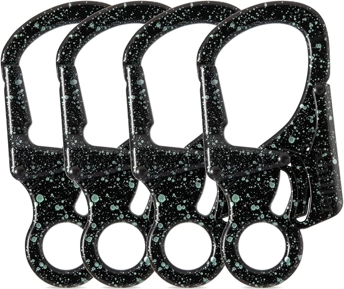 Ahiller Carabiner Clip, Double Anti-Misopening Locking Design, Key Ring Clip by Ahiller