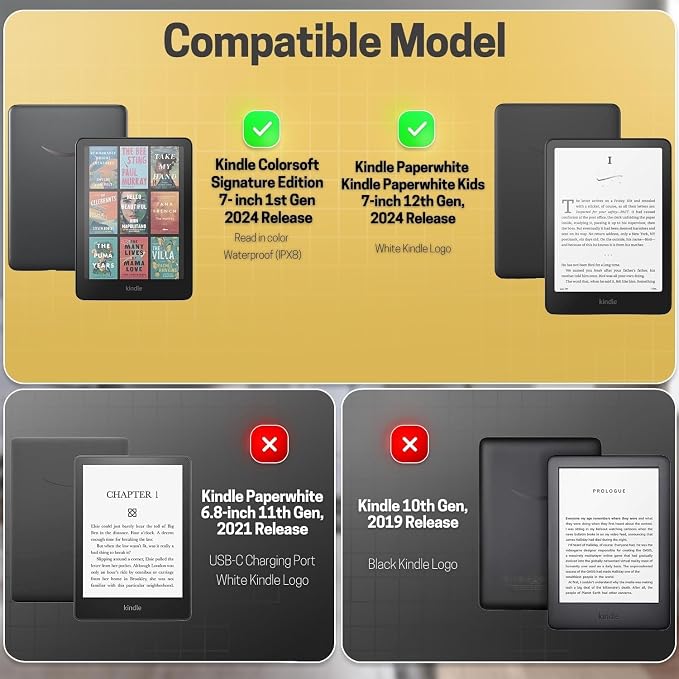 TNP Stand Case for Kindle Paperwhite 12th Generation 2024 / Kindle Colorsoft - Image 2