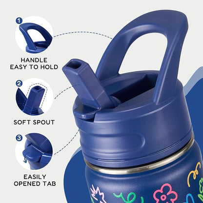 Fijinhom 12oz Water Bottle for School, Bottles - Image 3