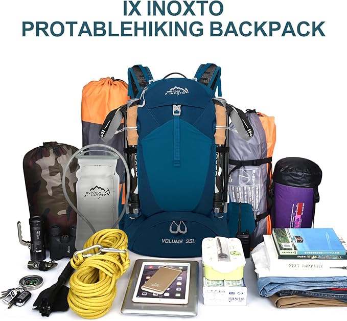 IX INOXTO Hiking Backpack, 26L/40L Waterproof Hiking Daypack - Image 5