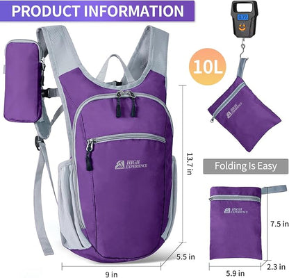 Hiking Backpack 10L/15L Small Daypack Lightweight Packable Travel Foldable - Image 3