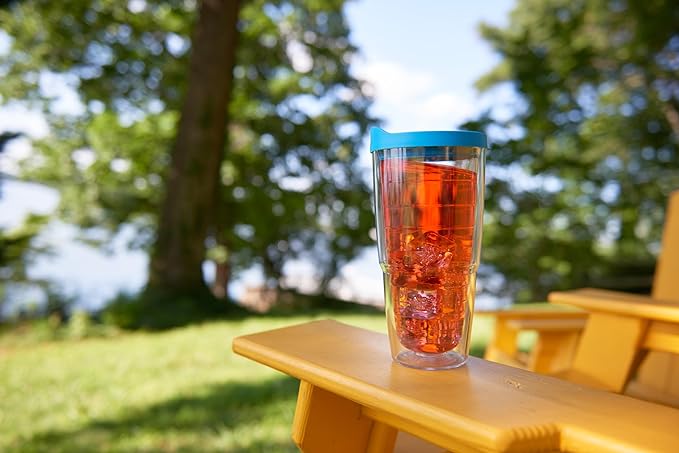 Tervis Clear & Colorful Lidded Made in USA Double Walled Insulated Tumbler - Image 2