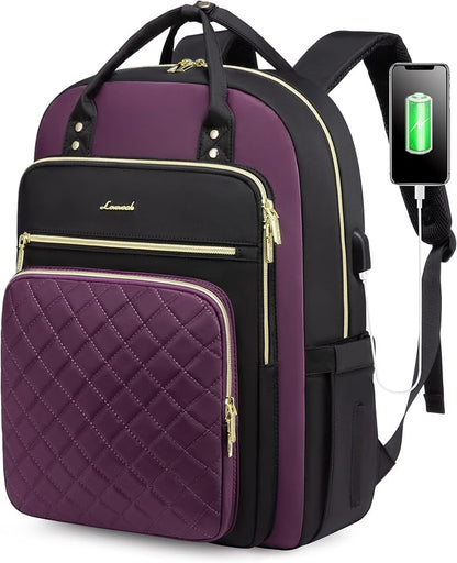 LOVEVOOK Laptop Backpack Purse for Women, Water Resistant Lightweight Daypacks - Image 8