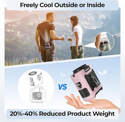 AMACOOL Portable Waist Fan Clip On, Father's Day Gifts - Image 7