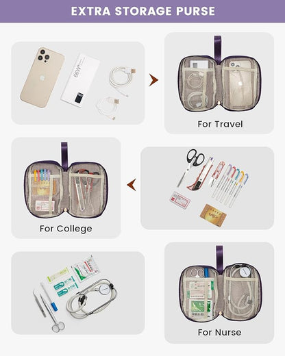 LOVEVOOK Laptop Backpack for Women, 17.7 Inch Work Laptop Bag - Image 7