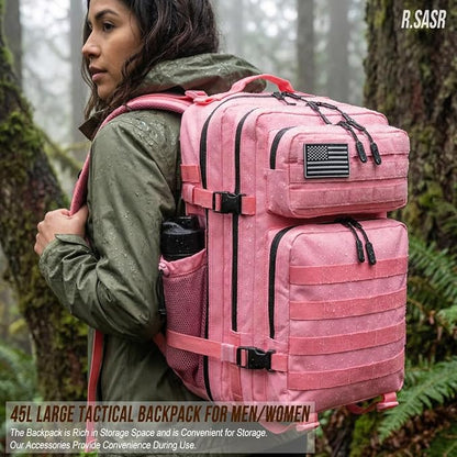 45L Tactical Backpack for Men Women, Military Assault Pack - Image 6