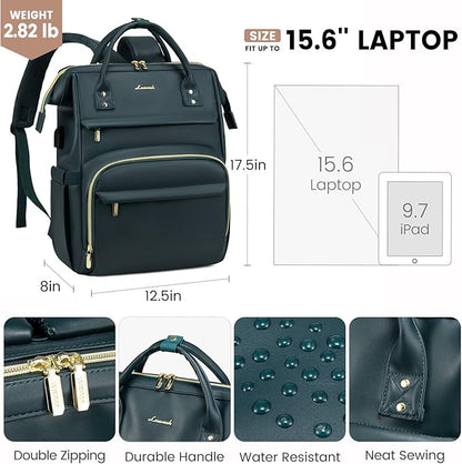 LOVEVOOK Leather Laptop Backpack - Image 4