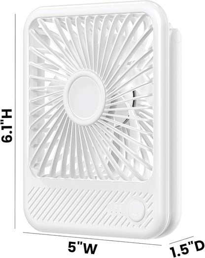 Koonie Desk Fan, Ultra Quiet 2.5-11h Battery Operated Small USB Fan - Image 7