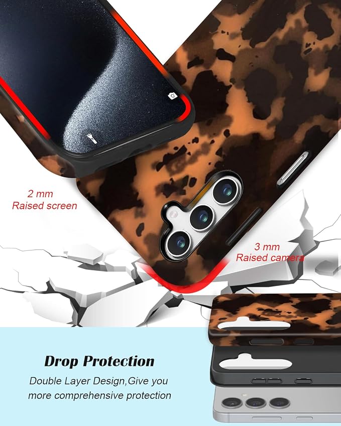 Compatible for Samsung Galaxy S25 Ultra 5G Case, Dual Layer Heavy Duty 2 in 1 - Image 3