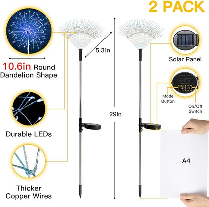 suddus Solar Garden Lights Outdoor Waterproof Decorative, Solar Fairy Lights - Image 7