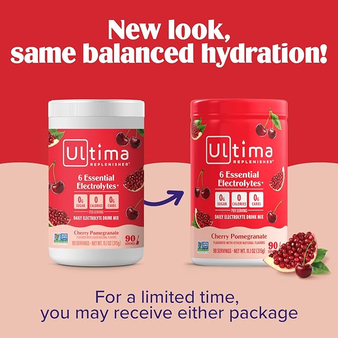 Ultima Replenisher Daily Electrolyte Powder Drink Mix – Sugar Free – Cherry - Image 4