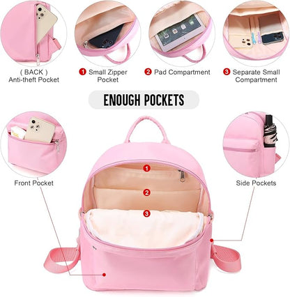 LOVEVOOK Mini Backpack for Women Light Weight Small Waterproof Backpack Purses - Image 3