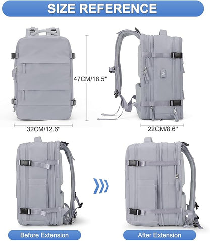 coofay Expandable Backpack For Traveling On Airplane Carry On Backpack Flight - Image 4