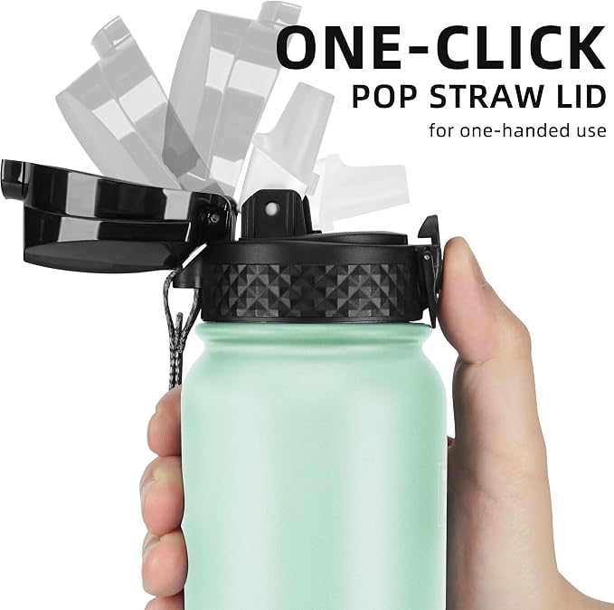 Fanhaw 20 oz Insulated Stainless Steel Water Bottle - Image 2