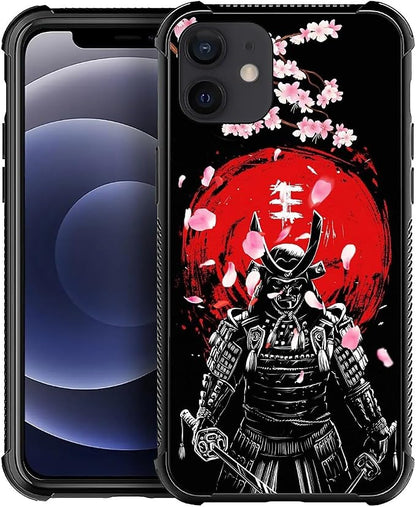 for iPhone 11 Case, Sakura Japanese Samurai Pattern Graphic Design Girl Boy by FKBRCL4U