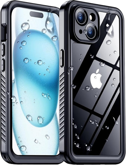 2025 New Designed for iPhone 15 Case Waterproof, Full Phone Case 6.1" by Red2Fire