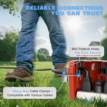 Flemoon Outdoor Electrical Box Waterproof, Medium Weatherproof Electrical Box - Image 8