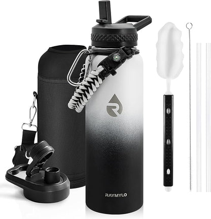 RAYMYLO Insulated Water Bottle 40 oz, Triple Wall Vacuum Stainless Steel by RAYMYLO