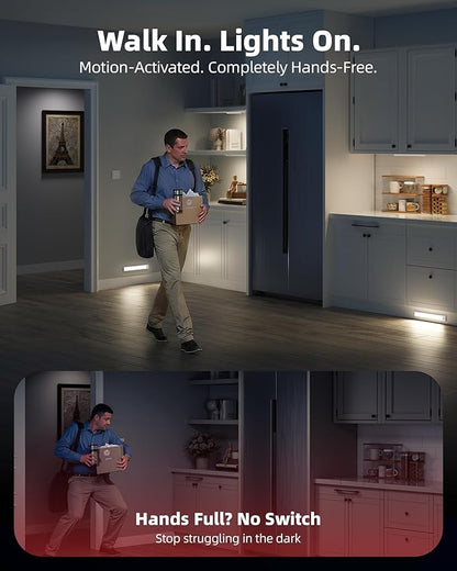 Under Cabinet Lighting, 12inch Rechargeable Motion Sensor Light Indoor - Image 5