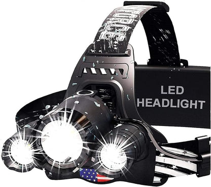 DanForce Headlamp. USB Rechargeable LED Head Lamp. Ultra Bright LUMINUS 1080 by DanForce